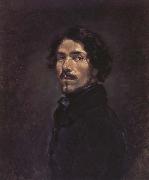 Eugene Delacroix Self-Portrait oil